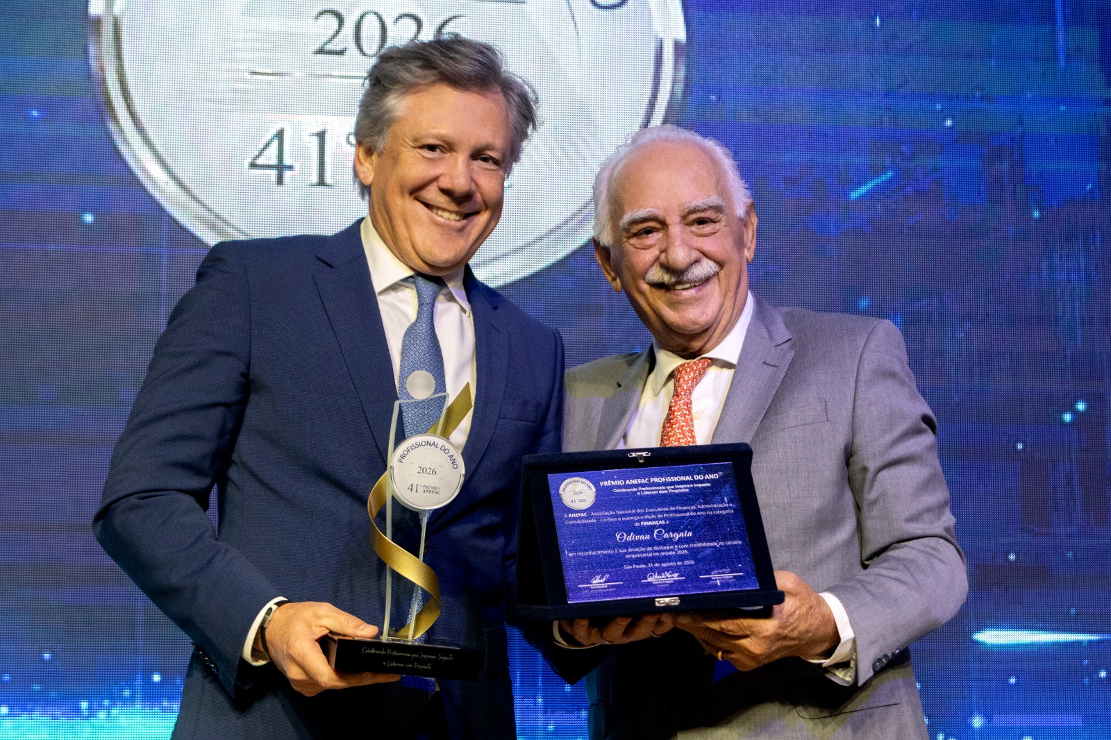 CEO da Irani, Odivan Cargnin, recebe reconhecimento como Profissional do Ano em Finanças pela Anefac
