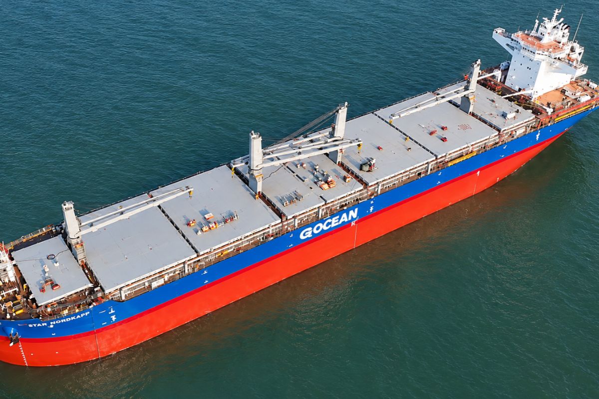 Navio Star Nordkapp embarca 77,2 mil toneladas e bate recorde de carregamento de celulose da Suzano em Santos (SP)