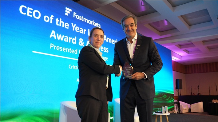 Cristián Infante é nomeado CEO do Ano na América Latina 2026 pela Fastmarkets